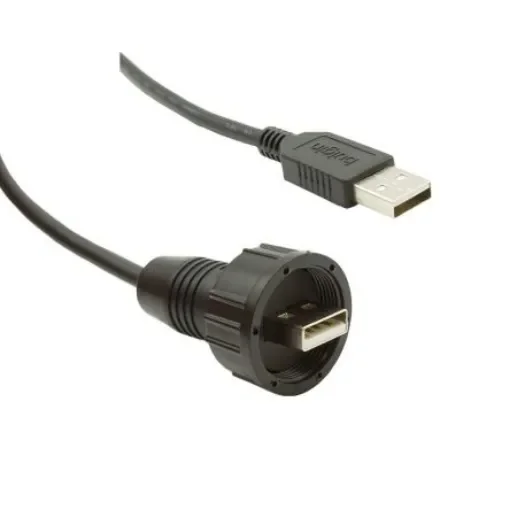 Bulgin USB 2.0, Male USB A to Male USB A, 3m - PXP0020/A/3M00/A product image