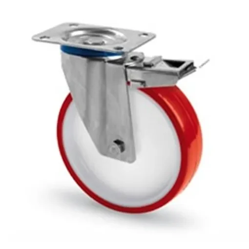 RS PRO Swivel Castor Wheel, 170kg Capacity, 125mm Wheel - 149197 product image