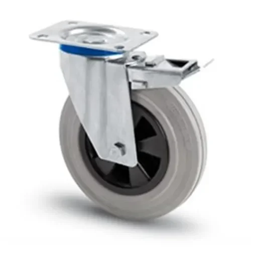 RS PRO Swivel Castor Wheel, 50kg Capacity, 80mm Wheel - 149296 product image
