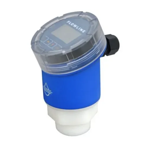 Flowline LR83 Series Radar Level Sensor, Modbus Output, Flange Mount, Polybutylene Terephthalate Body - LR83-0301 product image