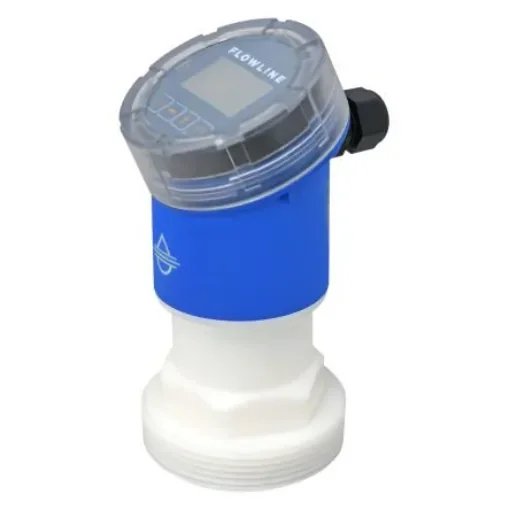 Flowline LR85 Series Radar Level Sensor, 4-20mA, HART Output, Flange Mount, Polybutylene Terephthalate Body - LR85-0300 product image