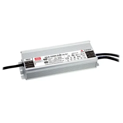 MEAN WELL LED Driver, 36V Output, 320W Output, 8.9A Output, Constant Current / Constant Voltage Dimmable - HLG-320H-36AB product image