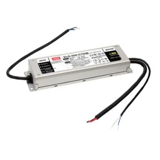 MEAN WELL LED Driver, 96V Output, 200W Output, 2.1A Output, Constant Current Dimmable - ELG-200-C2100B-3Y product image