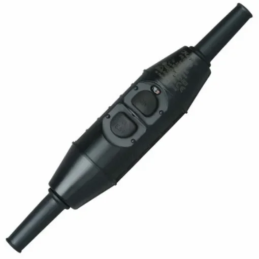 Kopp Inline Mains RCD Connector PRCD 3P Pole ,Rated At 16 A, 30 mA,230 V ac - 196200015 product image