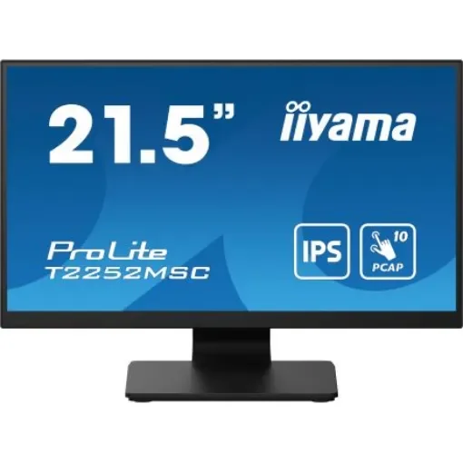 iiyama ProLite 22in LCD Monitor, 1920 x 1080 - T2252MSC-B2 product image