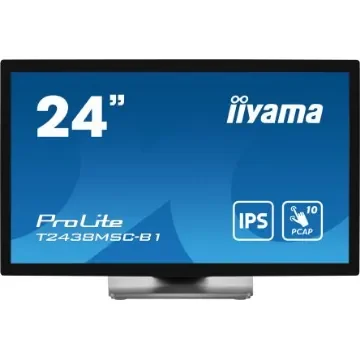 iiyama ProLite 24in LCD Monitor, 1920 x 1080 - T2438MSC-B1 product image