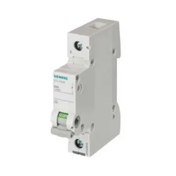 Siemens 1P Pole Isolator Switch - 40A Maximum Current - 5TL1140-0 product image