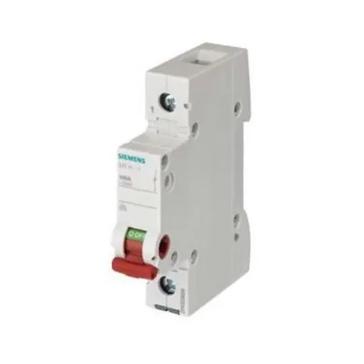 Siemens 1P Pole Isolator Switch - 63A Maximum Current - 5TL1163-1 product image