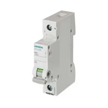 Siemens 1P Pole Isolator Switch - 125A Maximum Current - 5TL1192-0 product image