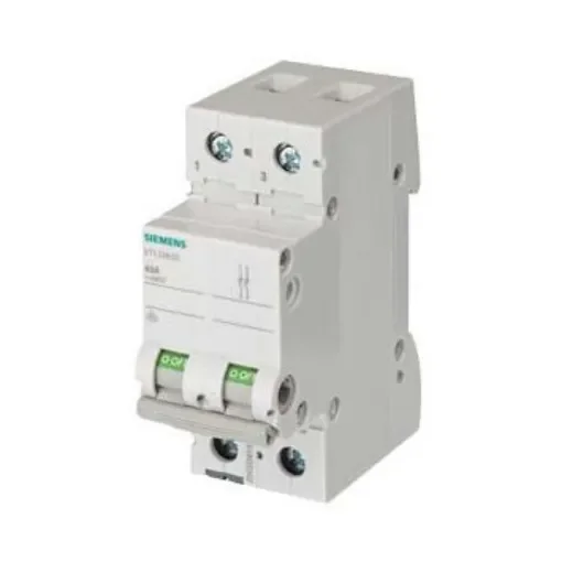 Siemens 2P Pole Isolator Switch - 63A Maximum Current - 5TL1263-0 product image