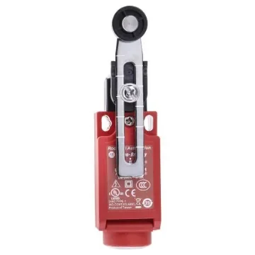 Allen Bradley Guardmaster 440P Series Adjustable Roller Lever Limit Switch, NO/NC, IP66, SPST, Glass Filled PBT Housing - 440P-CALS11B product image