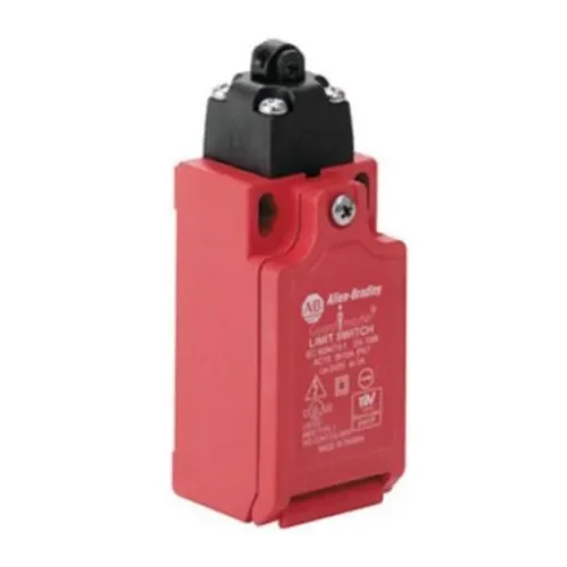 Allen Bradley Guardmaster 440P Series Roller Plunger Limit Switch, NO/NC, IP66, SPST, Glass Filled PBT Housing - 440P-CRPS11B product image