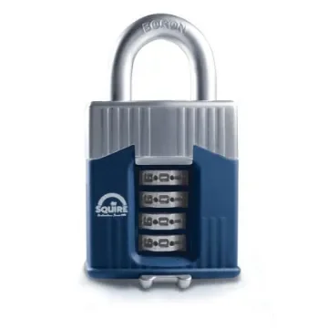 Squire Combination Weatherproof Steel Combination Padlock, 8mm Shackle, 45mm Body - RS WARRIOR COMBI 45 product image