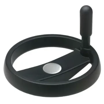 Elesa Black Polypropylene Hand Wheel, 160mm diameter - 79261-R product image
