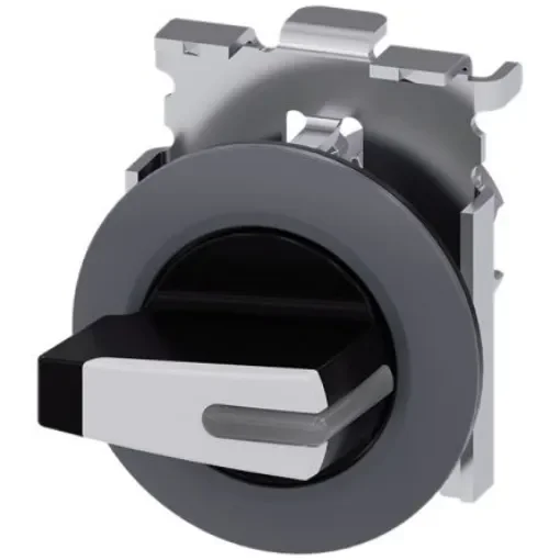 Siemens Latching Toggle Switch - (1NO) 38mm Cutout Diameter 3 Positions - 3SU1062-2FM60-0AA0 product image
