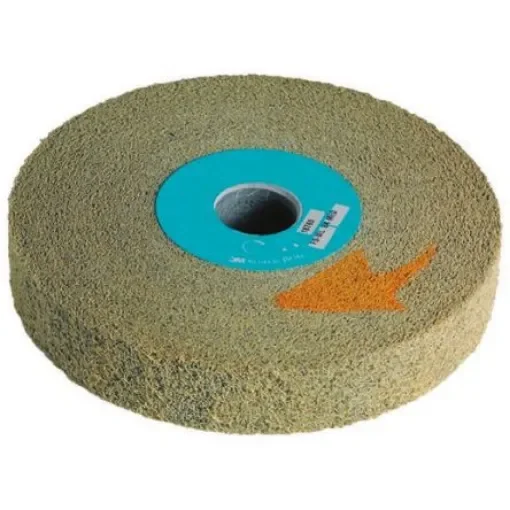 3M Silicon Carbide Deburring & Finishing Wheel, 25.4mm Diameter, Coarse - FS-WL B18756 product image