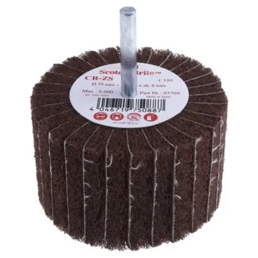 3M Circular Abrasive Brush, 75mm Diameter - CB-ZS*/3M450 (COMBI) 17186 product image