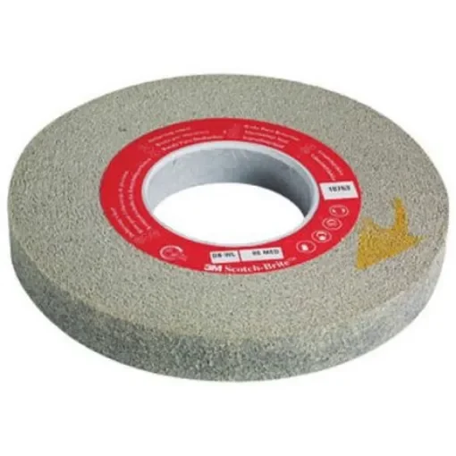 3M Silicon Carbide Deburring & Finishing Wheel, 76.2mm Diameter, Medium - DB-WL B18763 product image