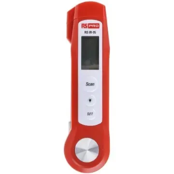 RS PRO RSIR-95 Infrared Thermometer, -20°C Min, +280°C Max, ±1 % Accuracy, °C Measurements - 1558898 product image