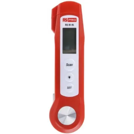 RS PRO RSIR-95 Infrared Thermometer, -20°C Min, +280°C Max, ±1 % Accuracy, °C Measurements - 1558898 product image