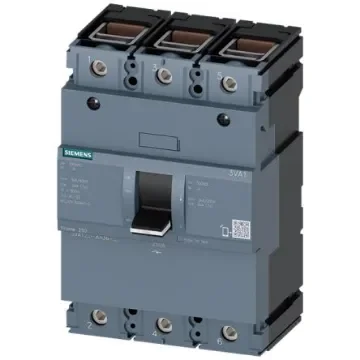 Siemens Switch Disconnector, 3 Pole, 250A Max Current, 250A Fuse Current - 3VA1225-1AA36-0AA0 product image