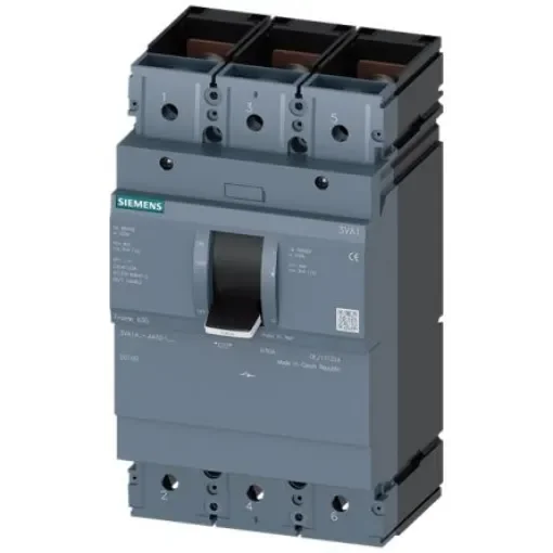 Siemens Switch Disconnector, 3 Pole, 630A Max Current, 630A Fuse Current - 3VA1463-1AA32-0AA0 product image
