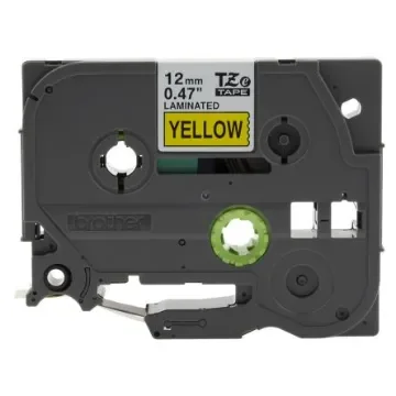 Brother Black on Yellow Label Printer Tape, 8 m Length, 12 mm Width - TZe-631 product image