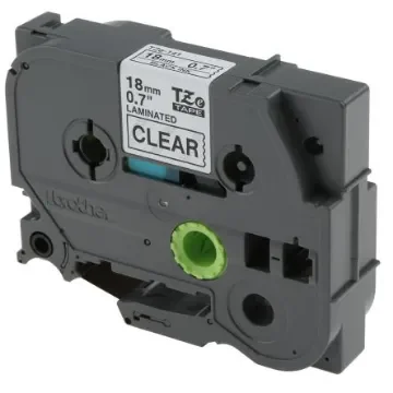 Brother Black on Clear Label Printer Tape, 8 m Length, 18 mm Width - TZe-141 product image