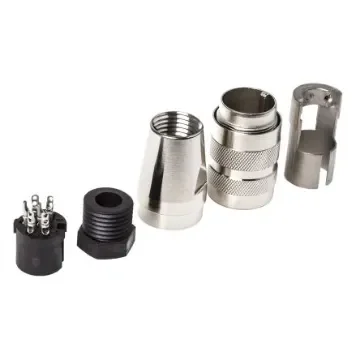 Amphenol Industrial, C 091 D 6 Pole M16 Din Socket, 5A, 300 V ac/dc, Screw On, Female, Cable Mount - C091-31D006-1002 product image