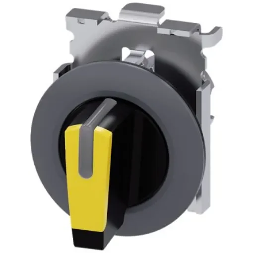 Siemens Latching Toggle Switch - (1NO) 38mm Cutout Diameter 3 Positions - 3SU1062-2DL30-0AA0 product image