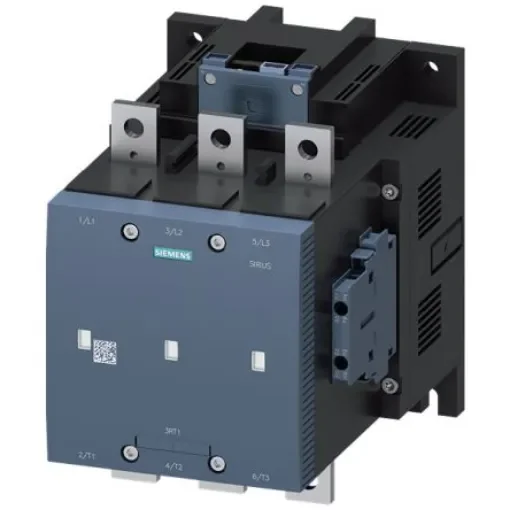 Siemens SIRIUS SIRIUS Contactor, 24 V Coil, 3-Pole, 500 A, 710 kW, 2 NO + 2 NC, 1 kV - 3RT1276-6NB36 product image