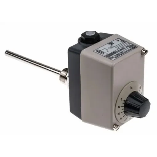 Jumo Capillary Thermostat, +100°C Max, NO/NC, Automatic Reset, Surface Mount - 603021/01-1-025-30-0-00-20-13-46-120-8-6/000 product image