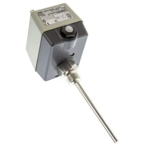 Jumo Capillary Thermostat, +100°C Max, NO/NC, Automatic Reset, Surface Mount - 603021/02-1-025-30-0-00-20-13-46-120-8-6/000 product image