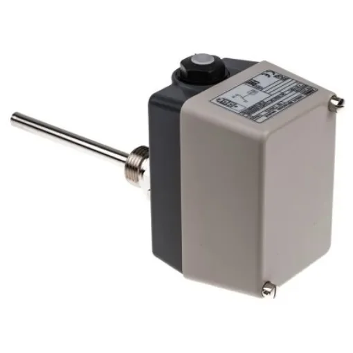Jumo Capillary Thermostat, +150°C Max, NO/NC, Manual Reset, Surface Mount - 603021/02-1-043-30-0-00-20-13-46-100-8-6/000 product image