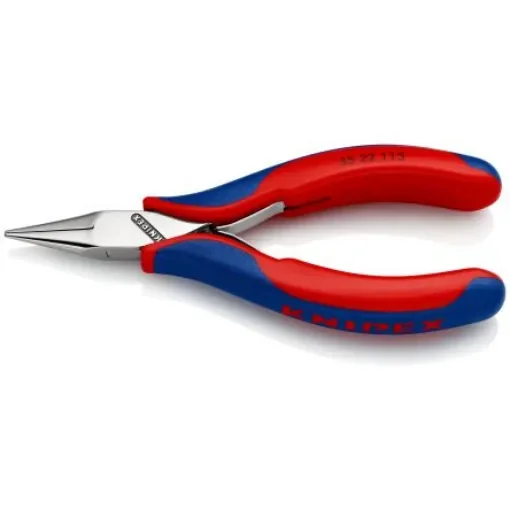 Knipex 35 22 Long Nose Pliers, 115 mm Overall, Straight Tip, 22,5mm Jaw - 35 22 115 product image