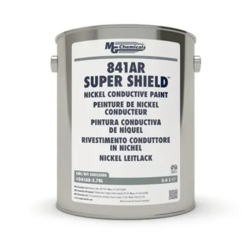 MG Chemicals Nickel Highly Conductive Nickel Flake, Solvent Based Acrylic Lacquer Conformal Coating, 3.6 L Can, -40°C - 841AR-3.78L product image