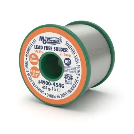 MG Chemicals Wire, 0.81mm Solder - 4900-454G product image