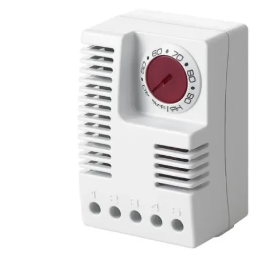 Siemens Hygrostat, Adjustable, 40%RH, 230 V ac, Mounting Clip - 8MR2170-1AF product image