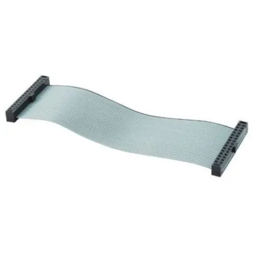 Samtec FFSD Series Flat Ribbon Cable, 50-Way, 1.27mm Pitch, 250mm Length, Tiger Eye IDC to Tiger Eye IDC - FFSD-25-D-08.00-01-N product image