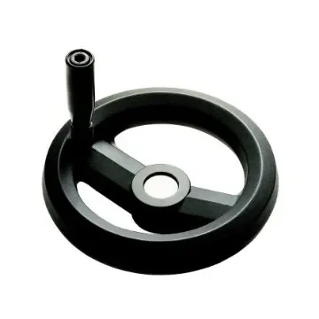 RS PRO Black Technopolymer Hand Wheel, 100mm diameter - 1611989 product image
