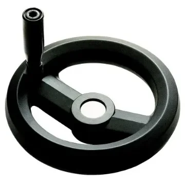 RS PRO Black Technopolymer Hand Wheel, 126mm diameter - 1611992 product image
