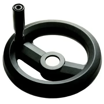 RS PRO Black Glass-Fibre Reinforced Technopolymer Hand Wheel, 160mm diameter - 1611994 product image