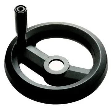 RS PRO Black Glass-Fibre Reinforced Technopolymer Hand Wheel, 200mm diameter - 1612000 product image