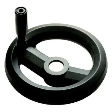RS PRO Black Glass-Fibre Reinforced Technopolymer Hand Wheel, 80mm diameter - 1612001 product image