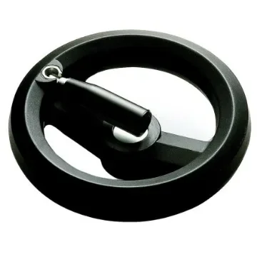 RS PRO Black Glass-Fibre Reinforced Technopolymer Hand Wheel, 126mm diameter - 1612009 product image