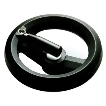 RS PRO Black Glass-Fibre Reinforced Technopolymer Hand Wheel, 160mm diameter - 1612011 product image