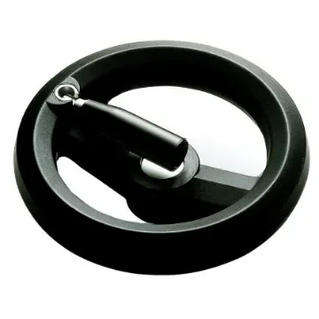 RS PRO Black Glass-Fibre Reinforced Technopolymer Hand Wheel, 200mm diameter - 1612017 product image