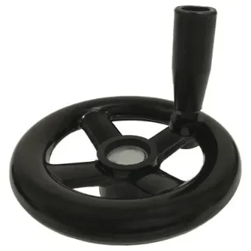 RS PRO Black Phenoplast, Vegetal Fibre Reinforced Hand Wheel, 100mm diameter - 1612026 product image