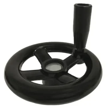 RS PRO Black Hand Wheel, 120mm diameter - 1612027 product image