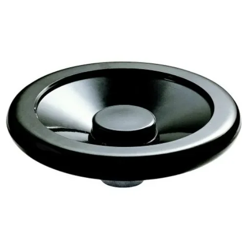 RS PRO Black Phenoplast Hand Wheel, 120mm diameter - 1612033 product image